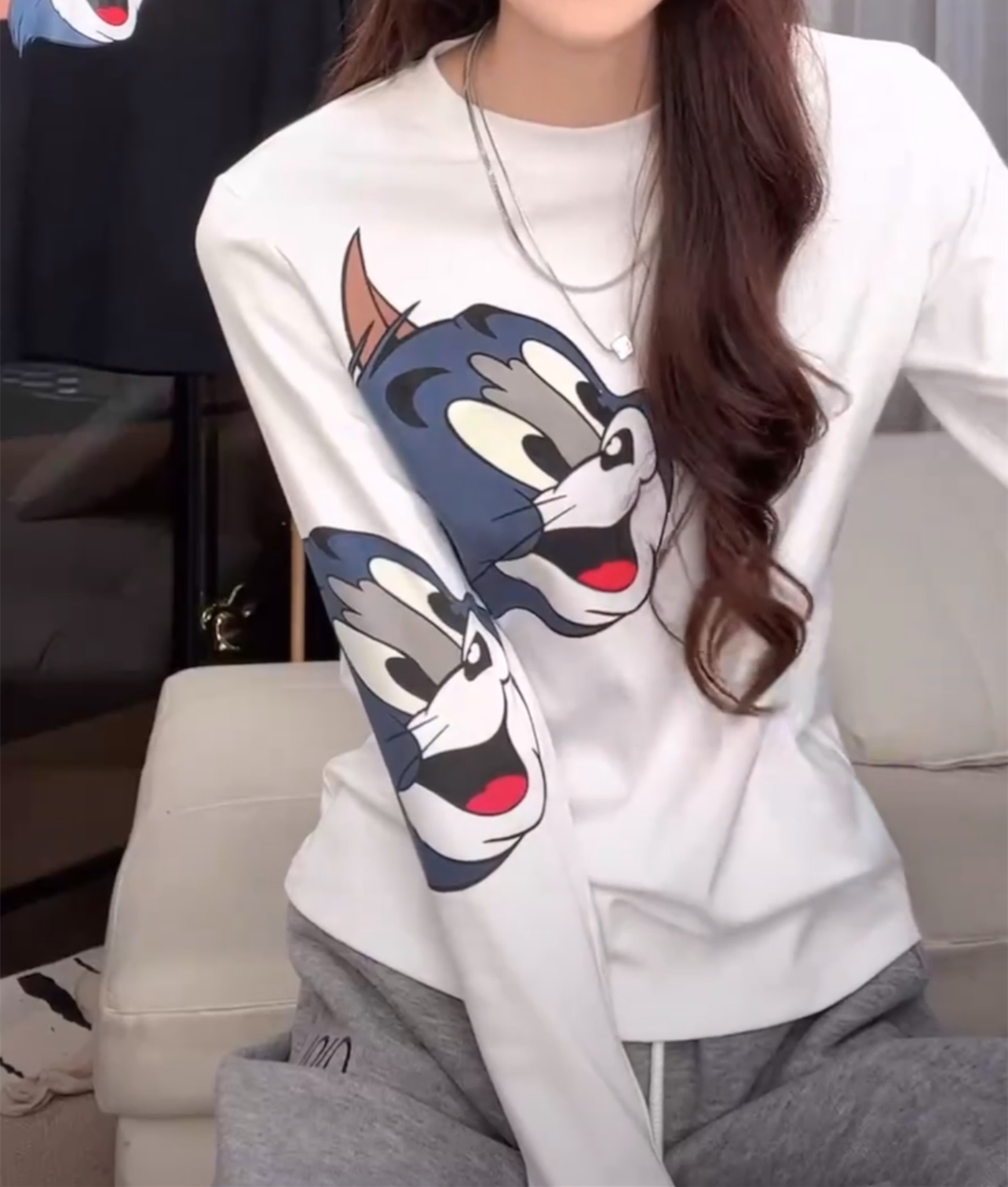 【Tops】キャラクターTシャツ W14085