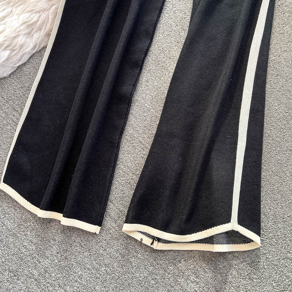 【Set】ニット + パンツ2点セット W14112