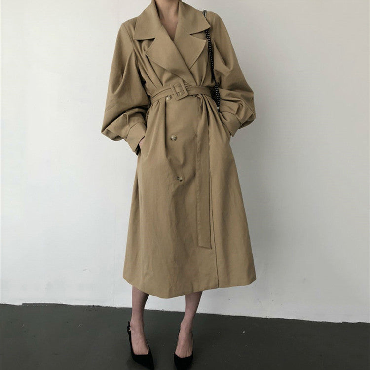 【Outer】フレンチロング丈トレンチコート W13545