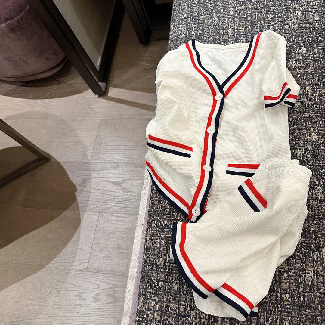 【Set】2点セット Tシャツ + パンツ W12270