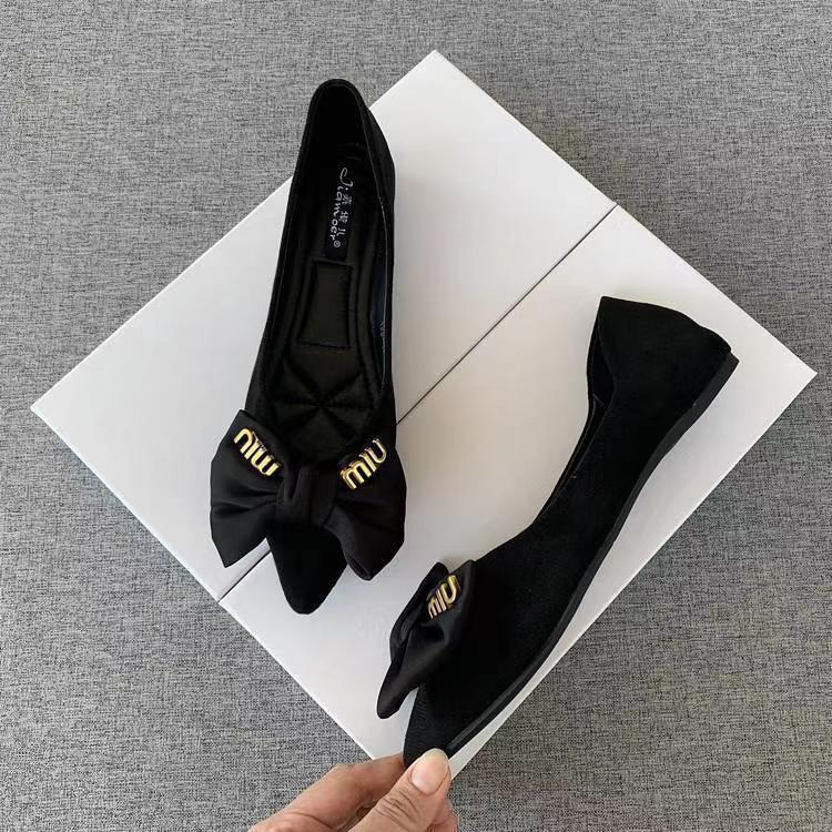 【Shoes】フェミニン春秋フラットシューズ T01426