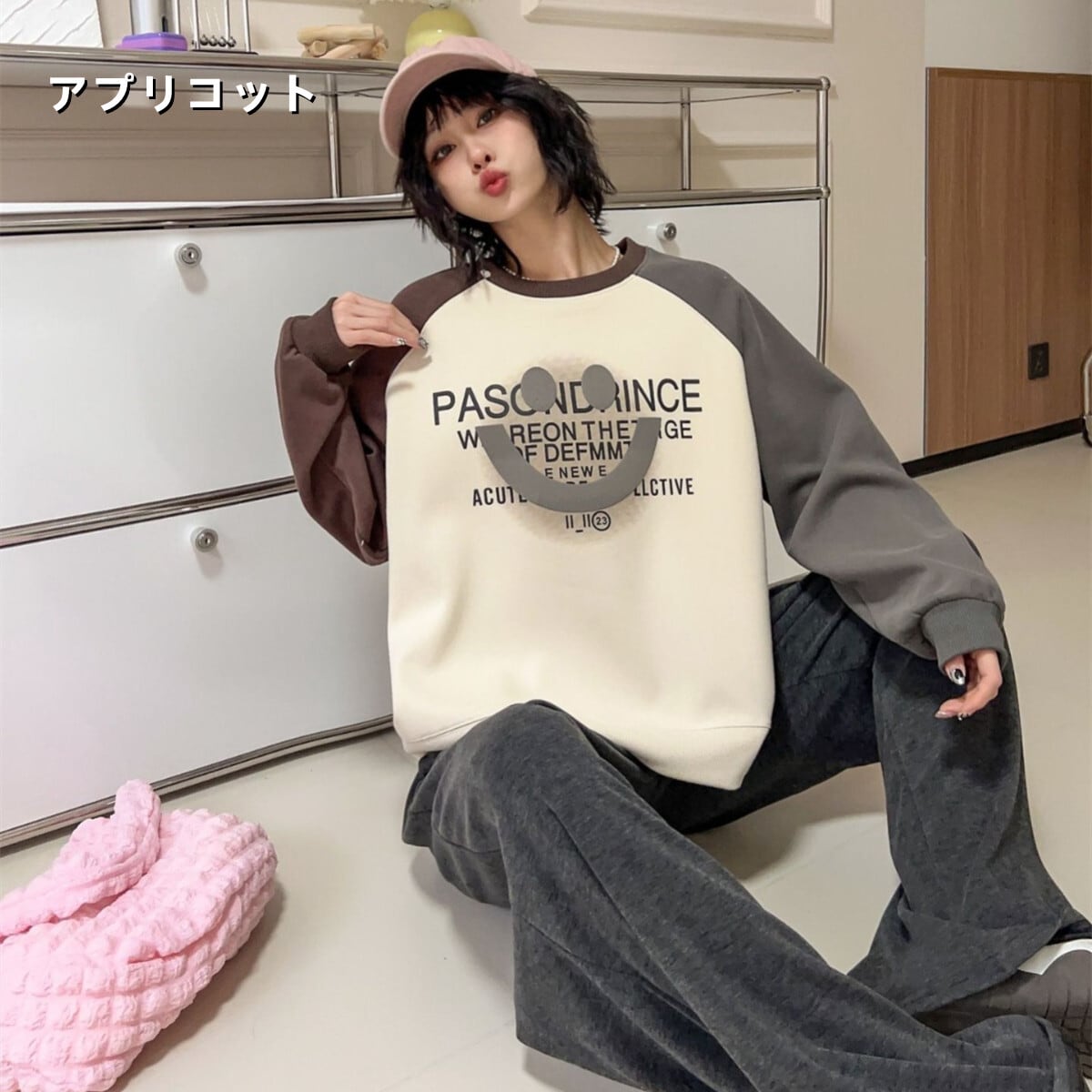 【tops】プリントスウェット W10535