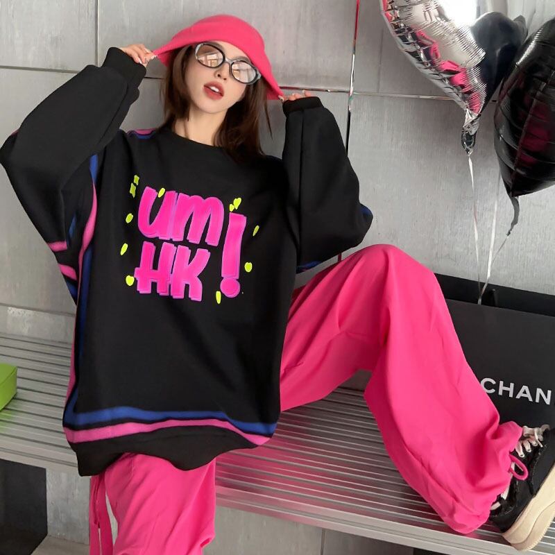 【tops】プリントスウェット M21447