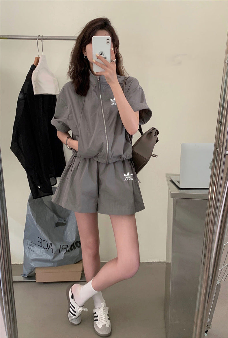 【Set】5色展開カジュアル2点セット  W12675