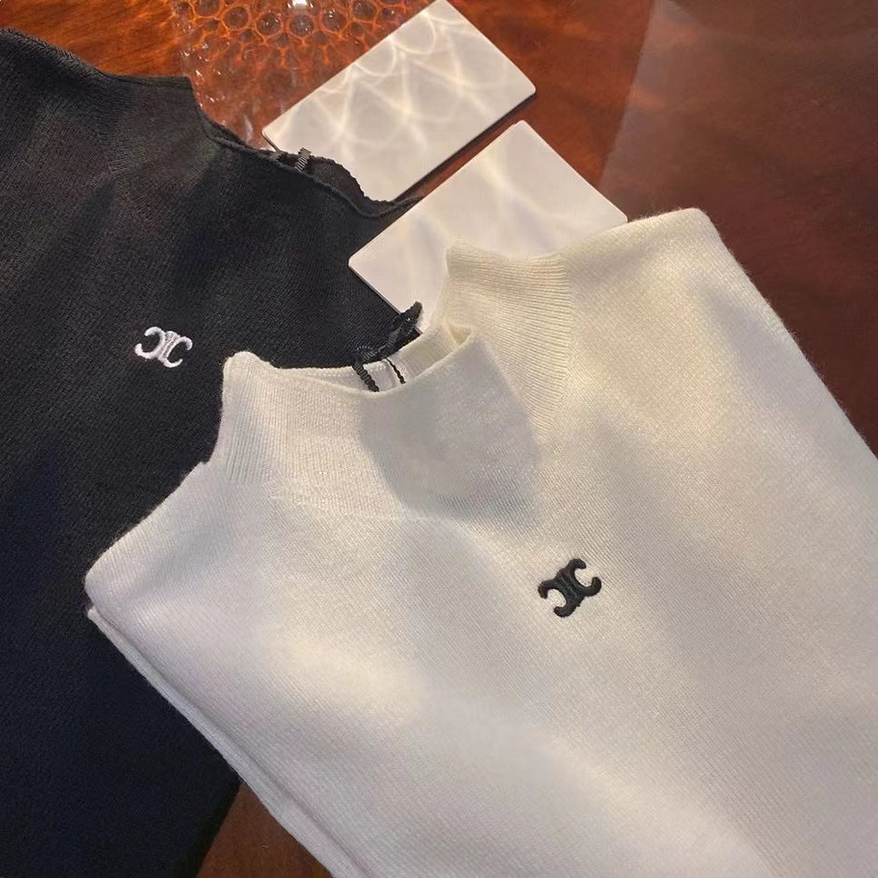 【Tops】新入荷~刺繍ニット W10664