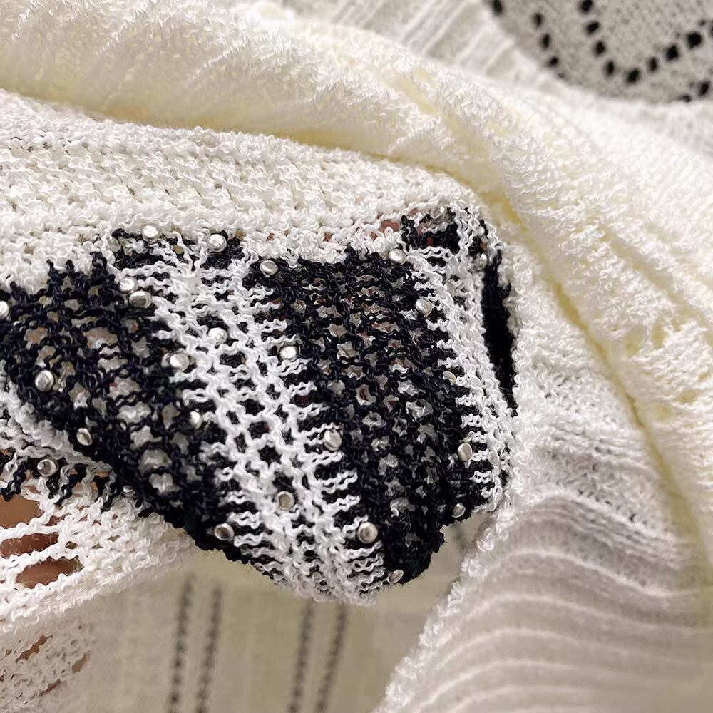 【tops】カットワークベスト M21870