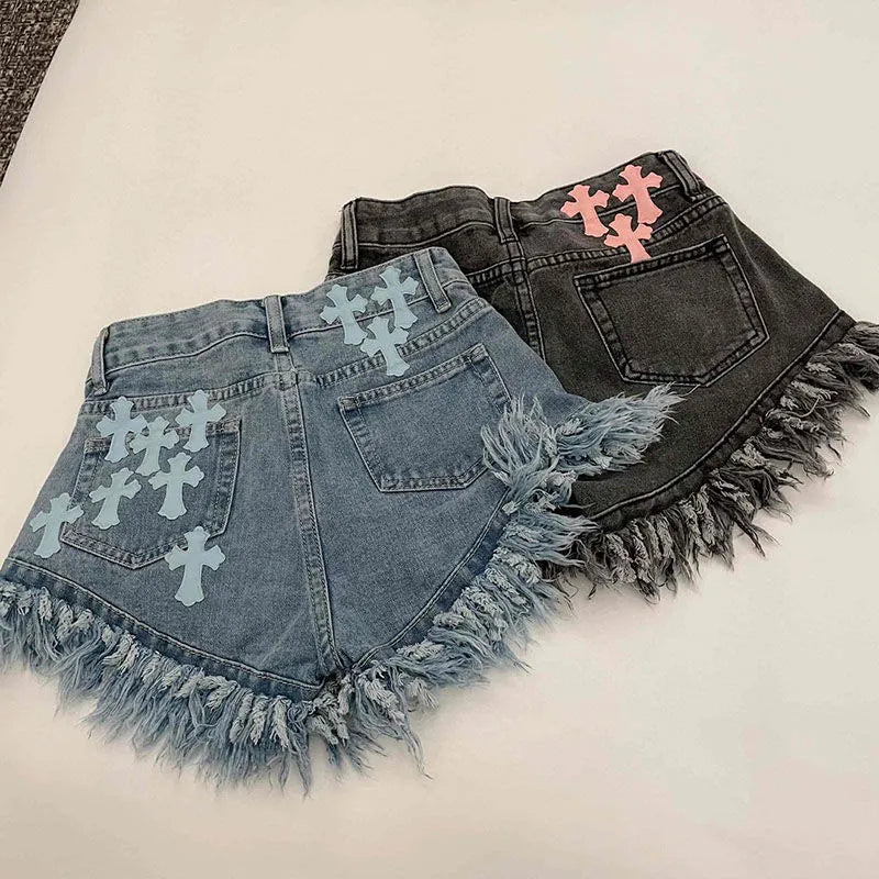 【Bottoms】タッセルショートパンツ W12436