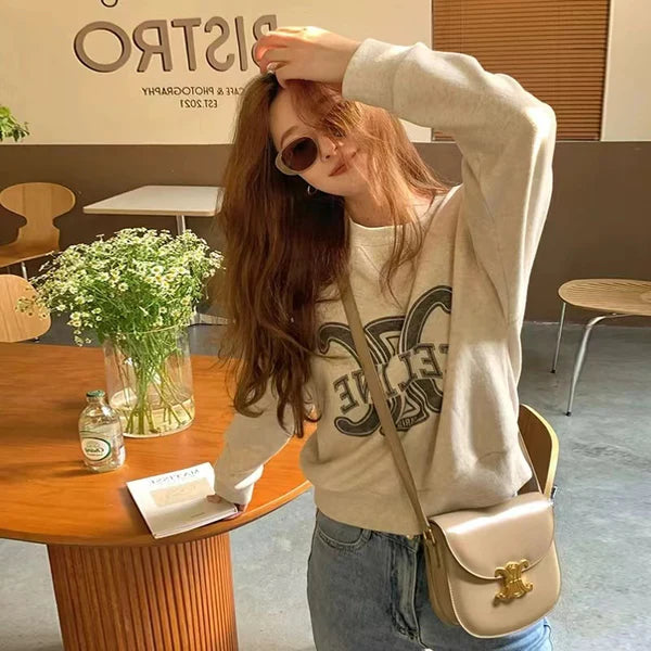 【Tops】プリントプルオーバー W13006