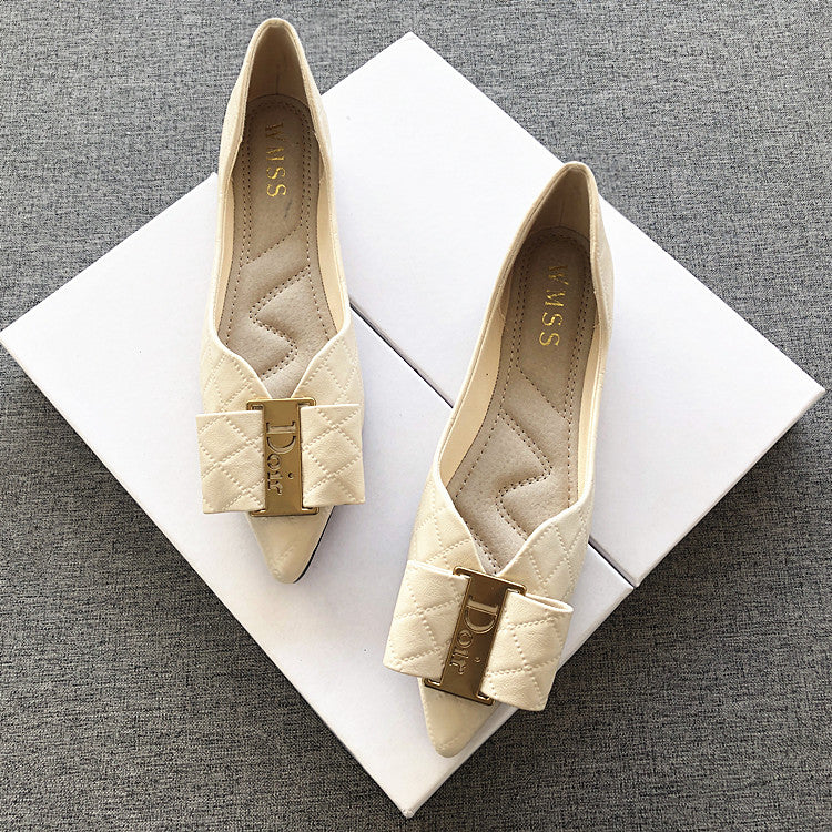 【Shoes】歩くやすいフラットシューズ W13627