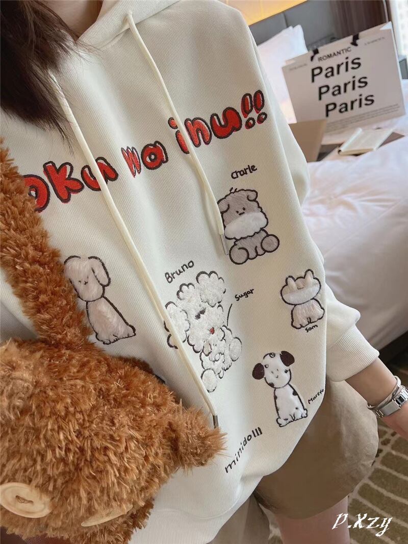 【tops】プリントフーディーK0107