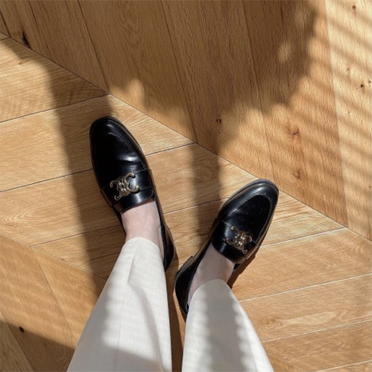 【Shoes】PUフラットシューズ W13351