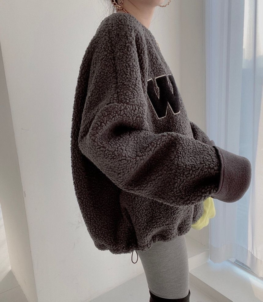 【Tops】ラムウールパーカー3色 Z7610