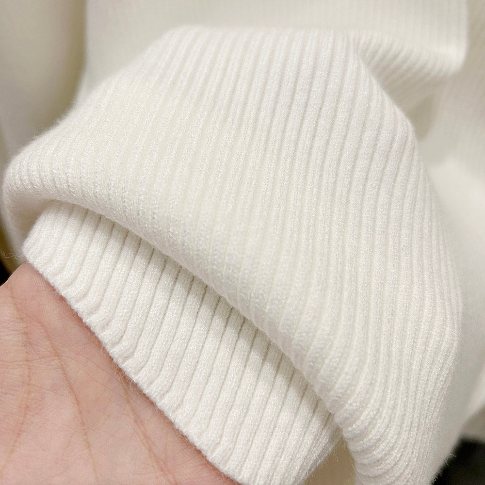 【Tops】透かし彫りニット W13145