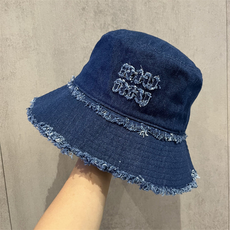 【雑貨】2色選択可デニムサファリハット W13252