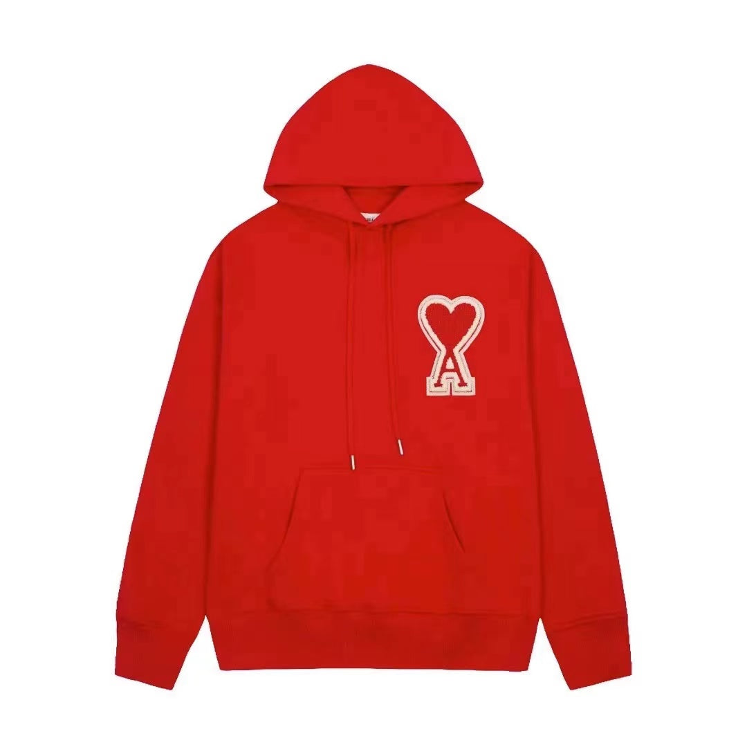 【Tops】6色展開カジュアルフーディー W13561