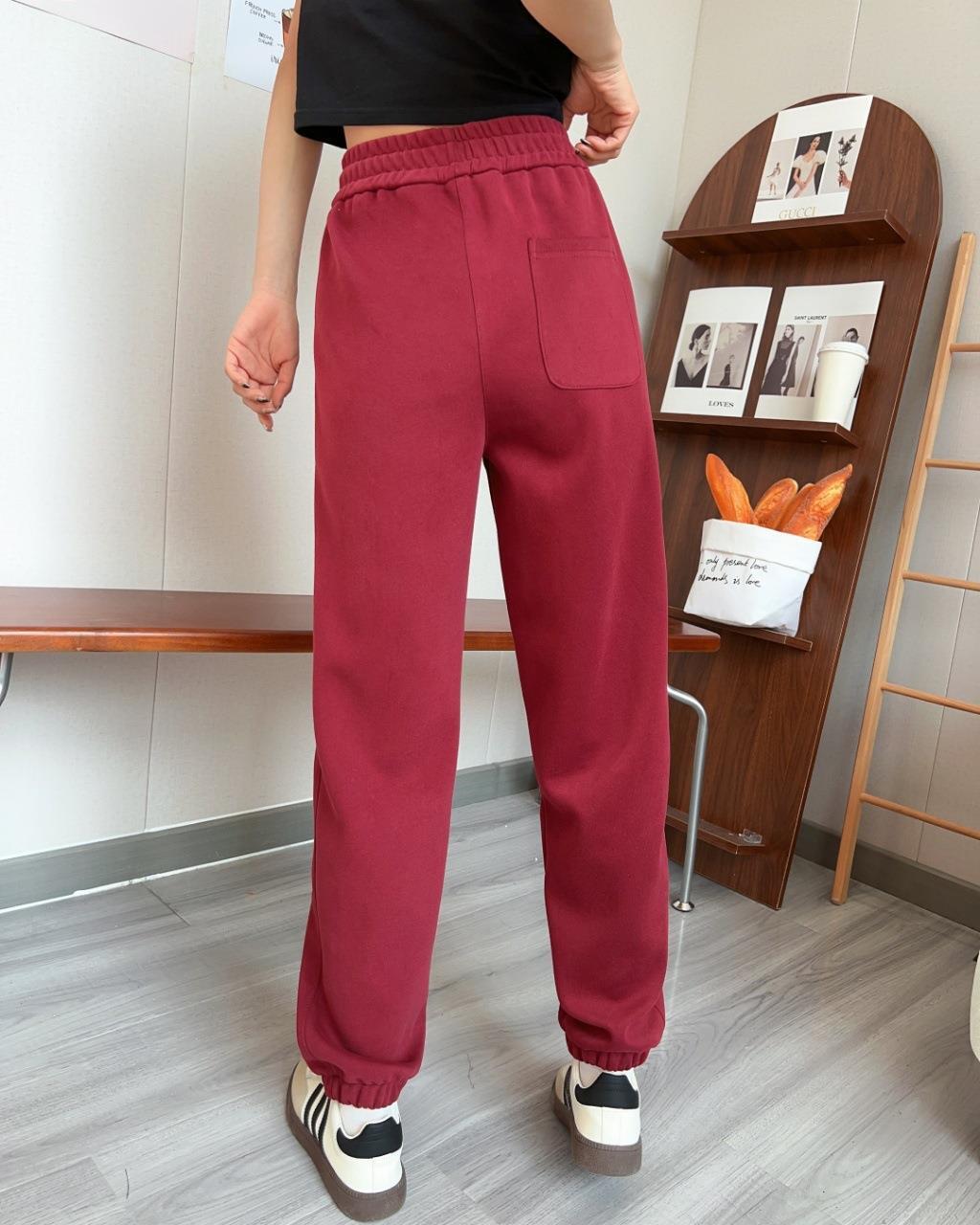 【bottoms】刺繍カジュアルパンツ W10520