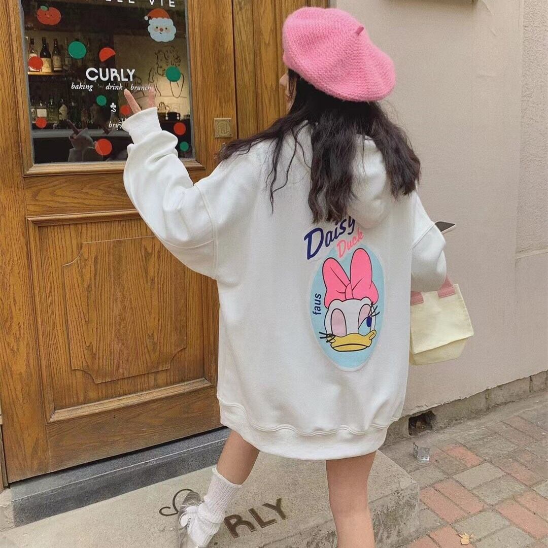 【tops】バックプリントビッグフーディー N2426