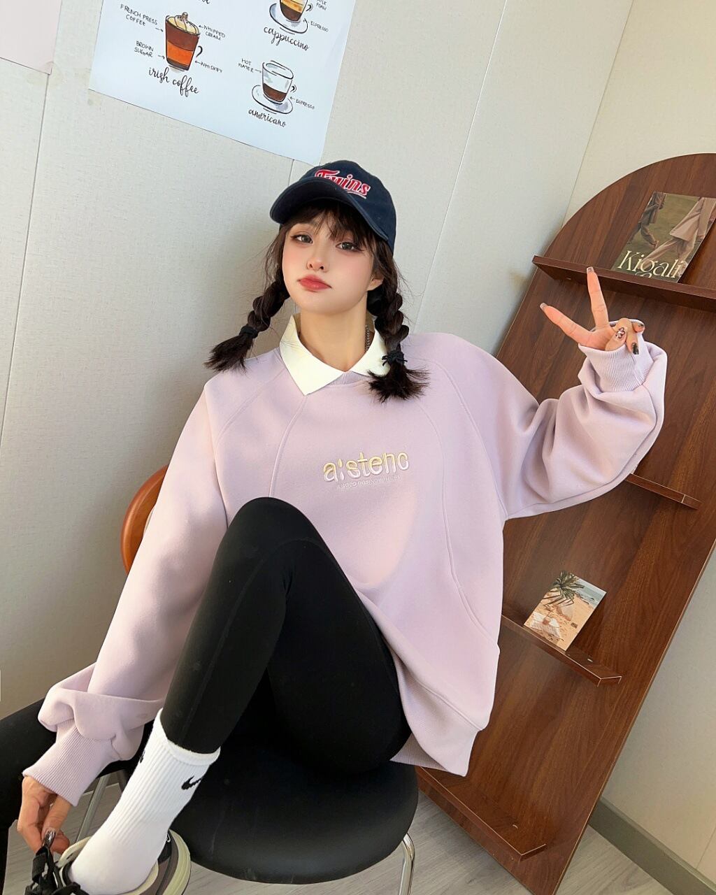 【tops】ポロネックスウェット W10528