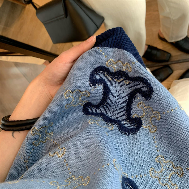 【Tops】半袖ニット W12575