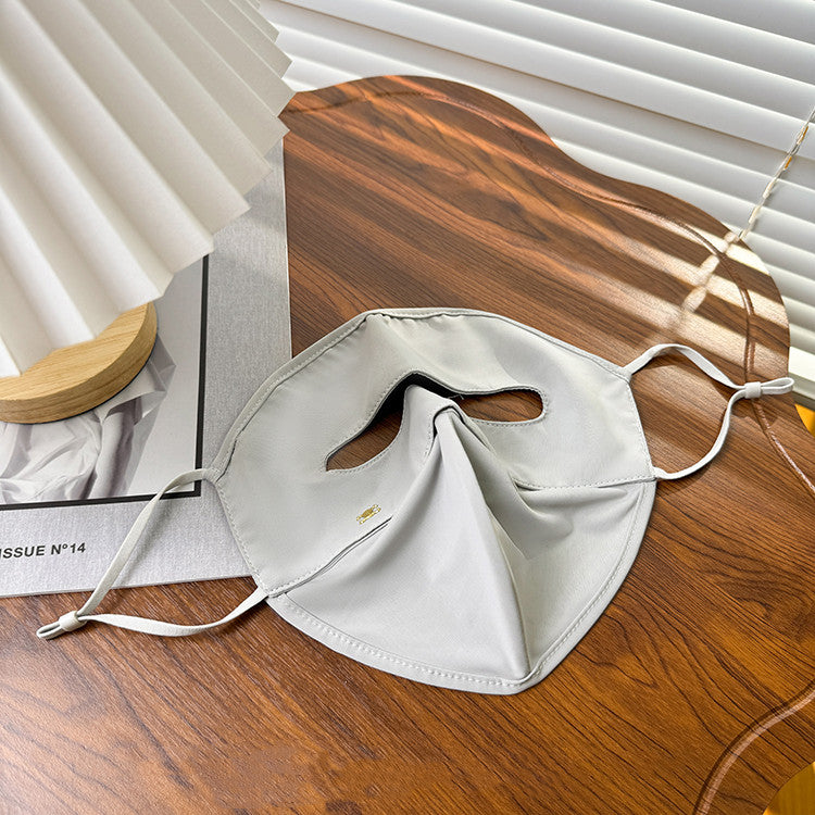 【雑貨】紫外線対策サンバイザーマスク W11927