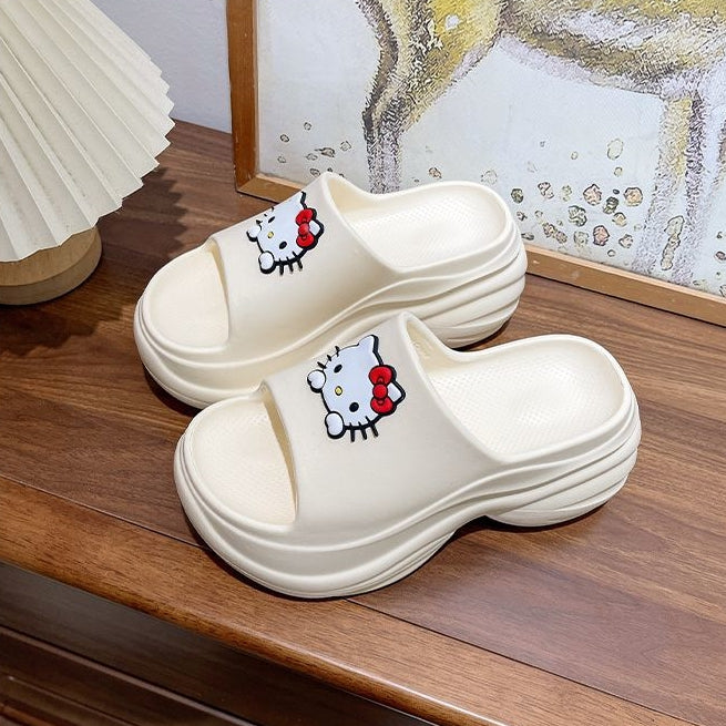 【Shoes】キャラクター美脚厚底スリッパ T01592