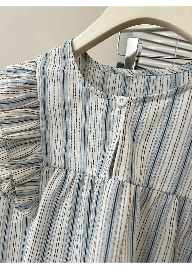 【Tops】フリルシャツ W11961