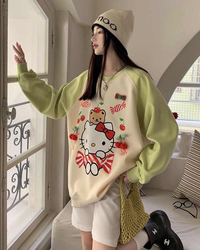 【tops】プリントスウェットG19806