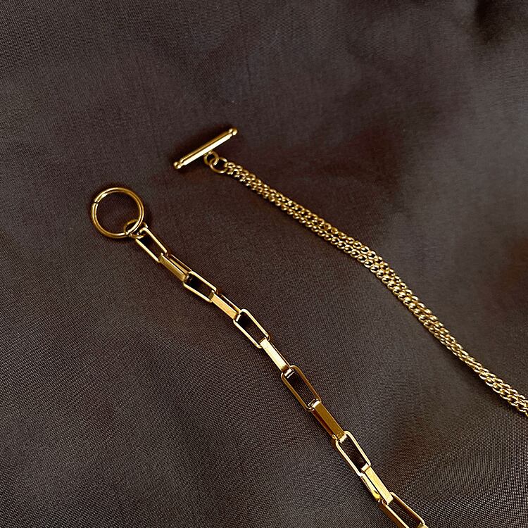 【雑貨】二つの装着方法セーターネックレス