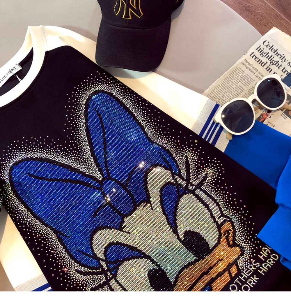 【Tops】配色カジュアルプルオーバー W14271