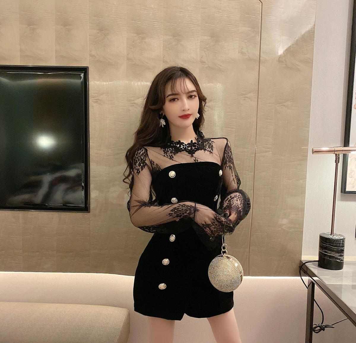 【Set】ブラウス+オールインワン セット Z7901