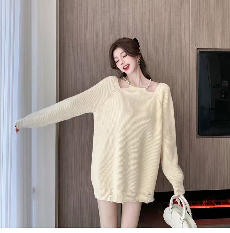 【Tops】ホルターネックセーター W13801