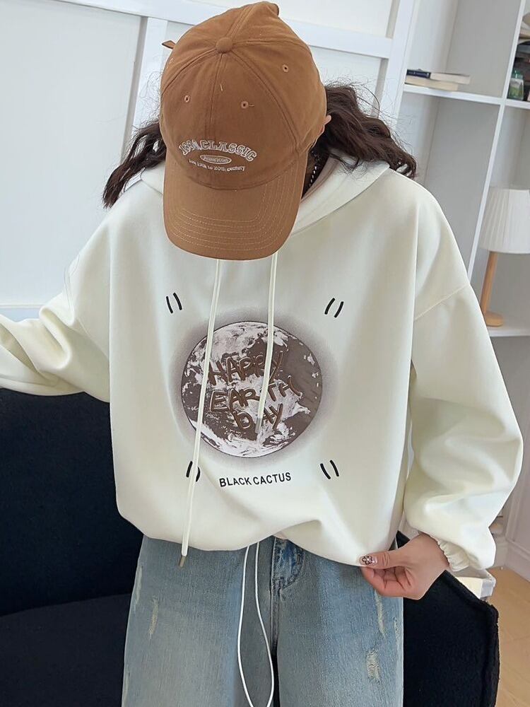 【tops】プリントフーディーG19777