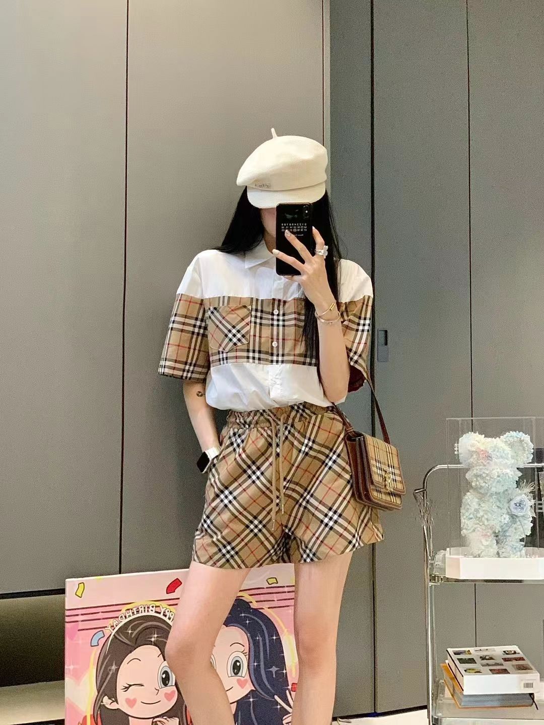 【Set】セットアップ シャツ + パンツ W12241