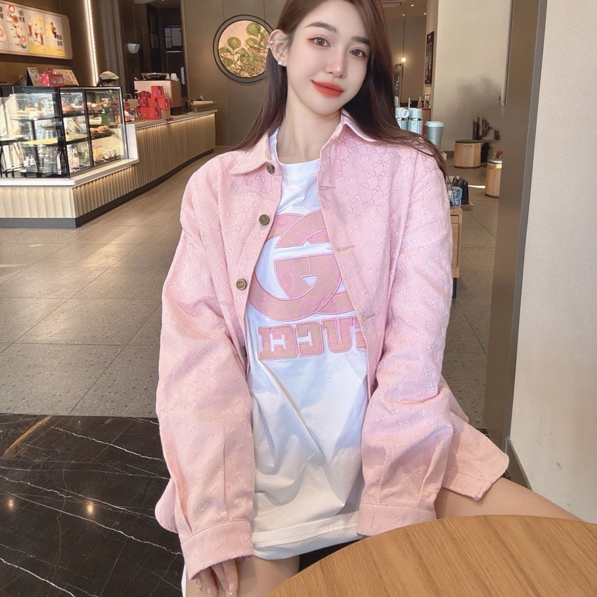 【Tops】レタープリントTシャツ T01571