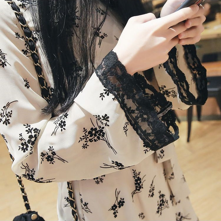 【Set】セットアップ シャツ + スカート T01259