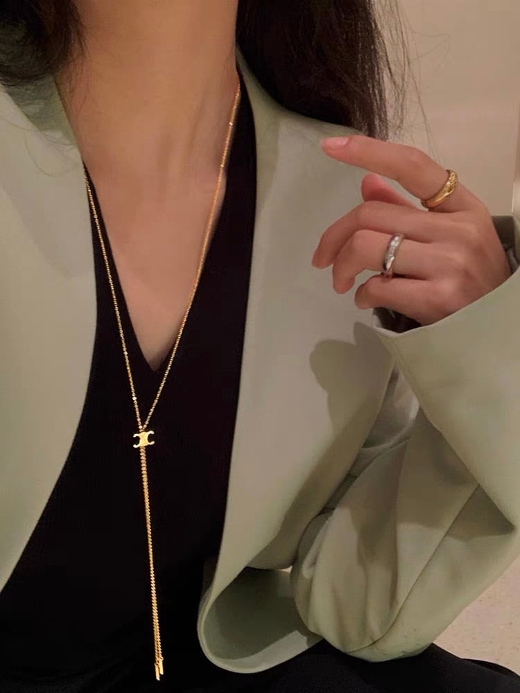 【雑貨】ロングネックレス W10993