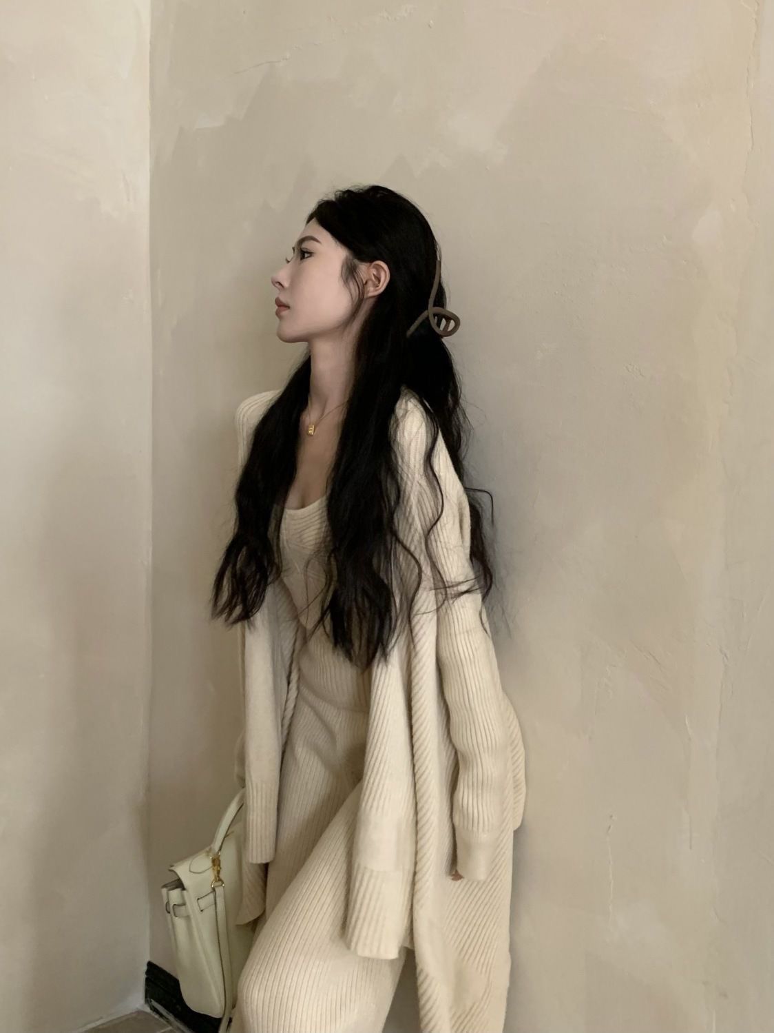 【Set】カーデ +キャミソール + パンツ 3点セット Z7480