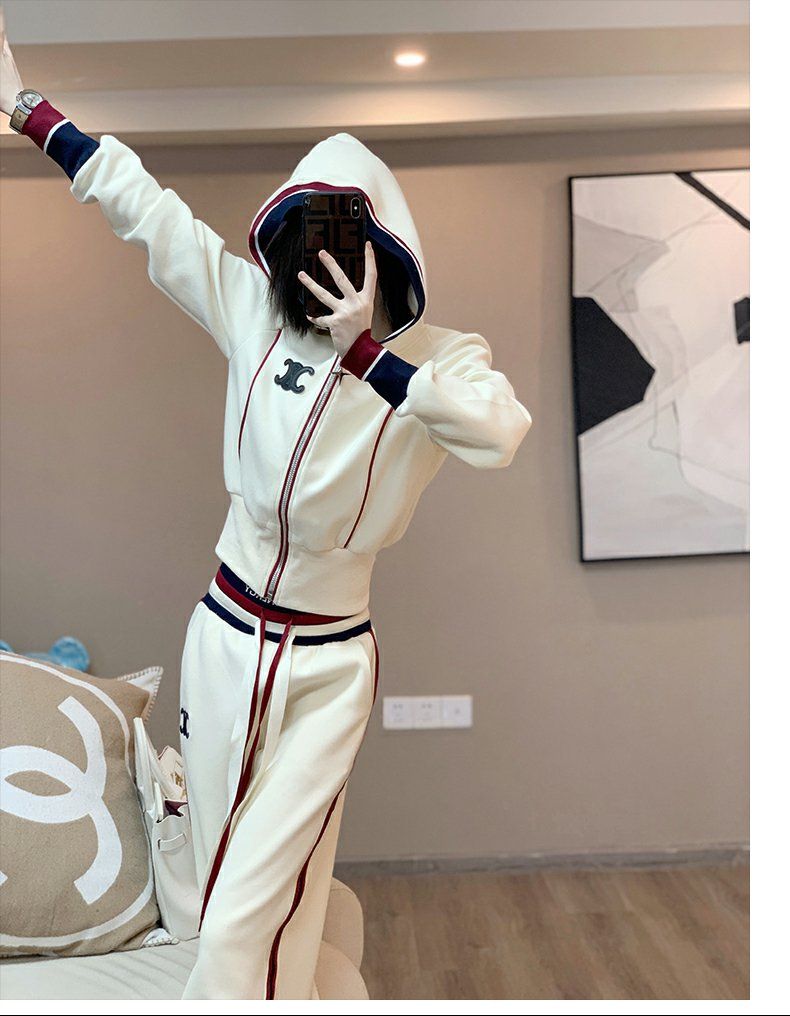 【Set】パーカー + パンツ2点セット T01208