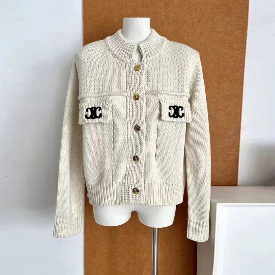 【Outer】ニットカーディガン W10667