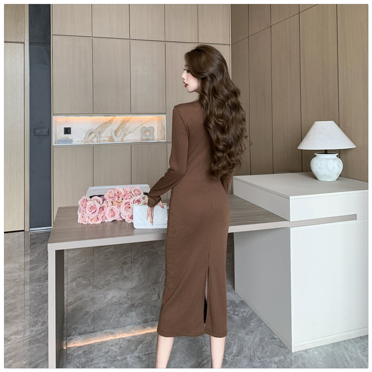 【Dress】チュール切り替えワンピース W14450