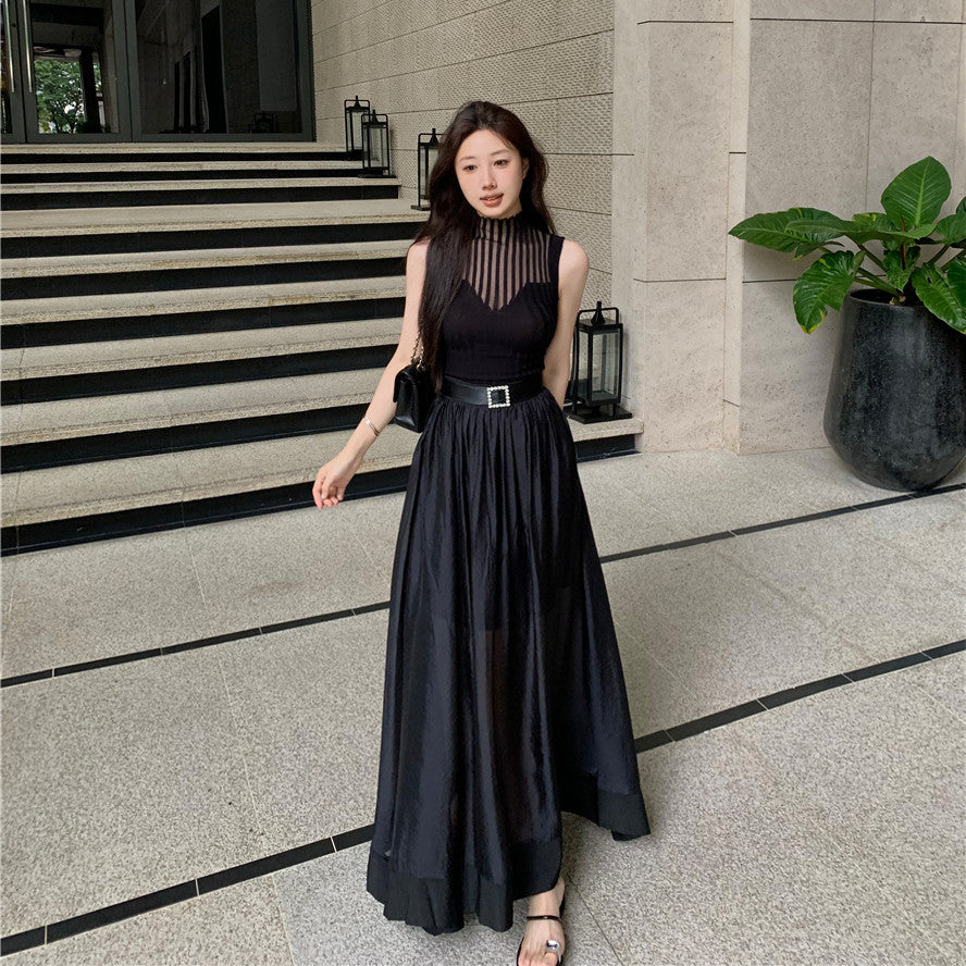 【Set】タンクトップ×スカート2点セット   W13231