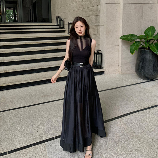 【Set】タンクトップ×スカート2点セット   W13231