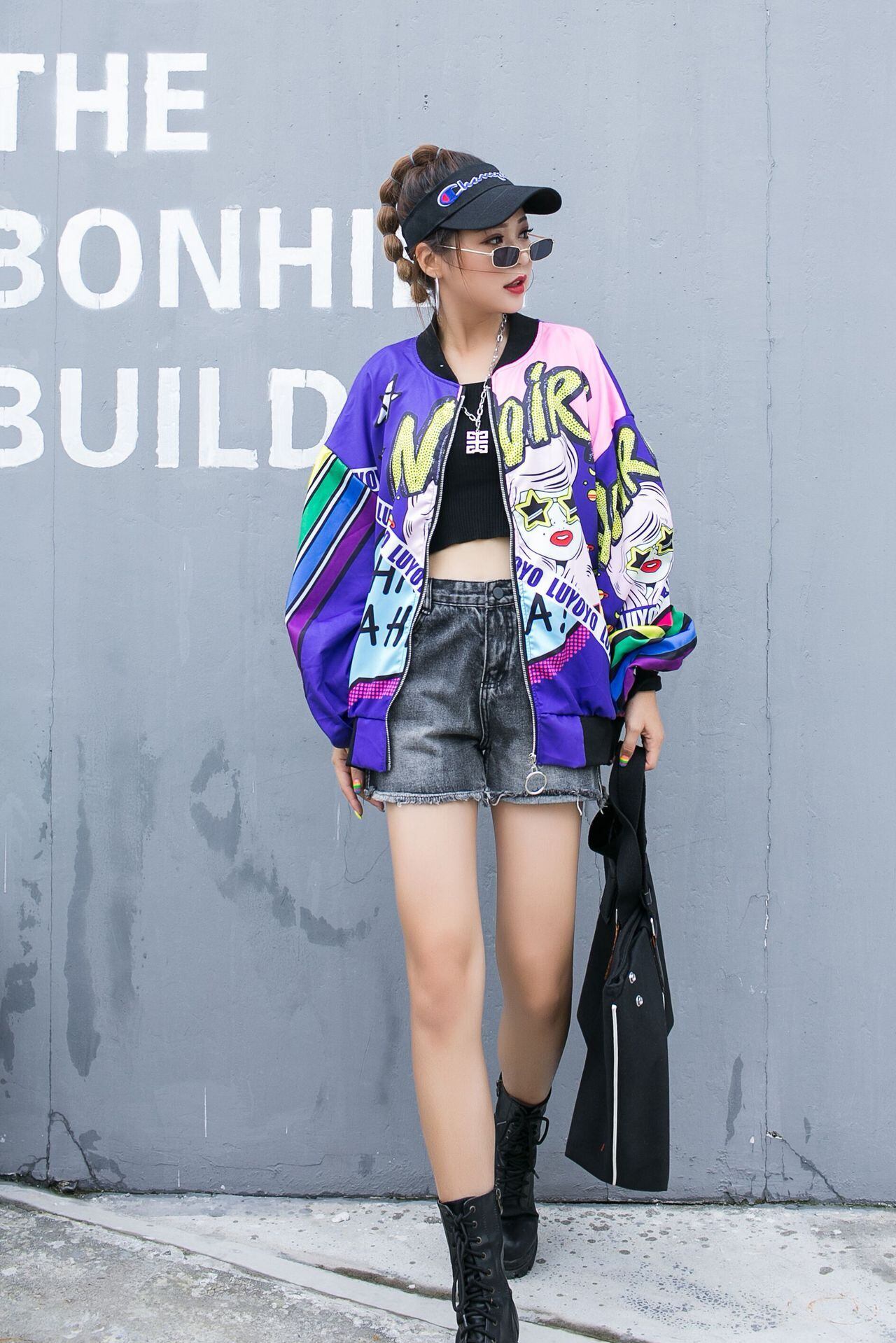 【outer】カートゥーンプリントアウター M21367