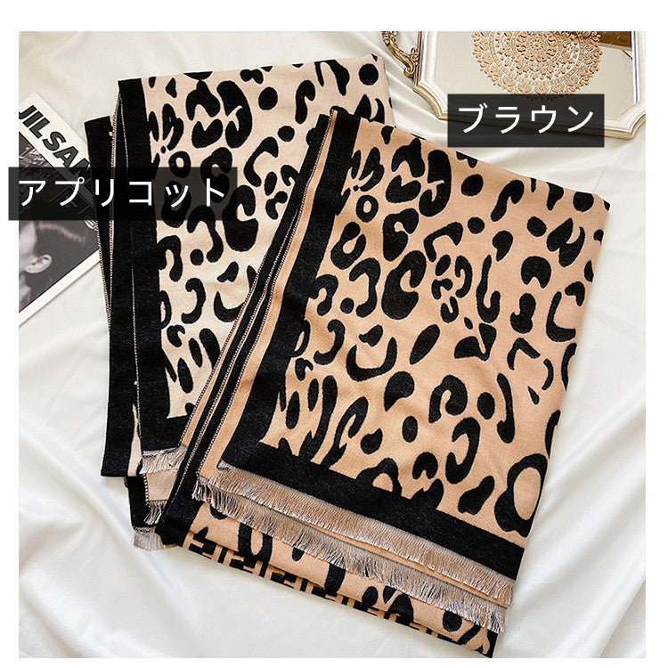 【雑貨】2色展開秋冬マフラー W14556