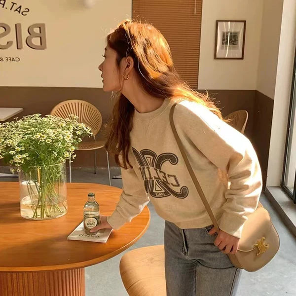 【Tops】プリントプルオーバー W13006