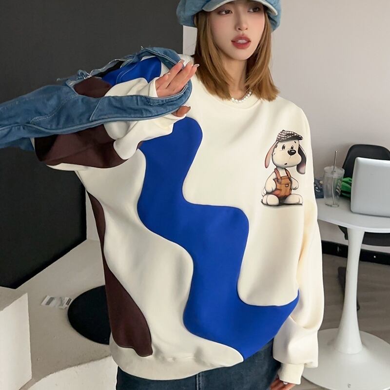 【tops】プリントスウェット T0153