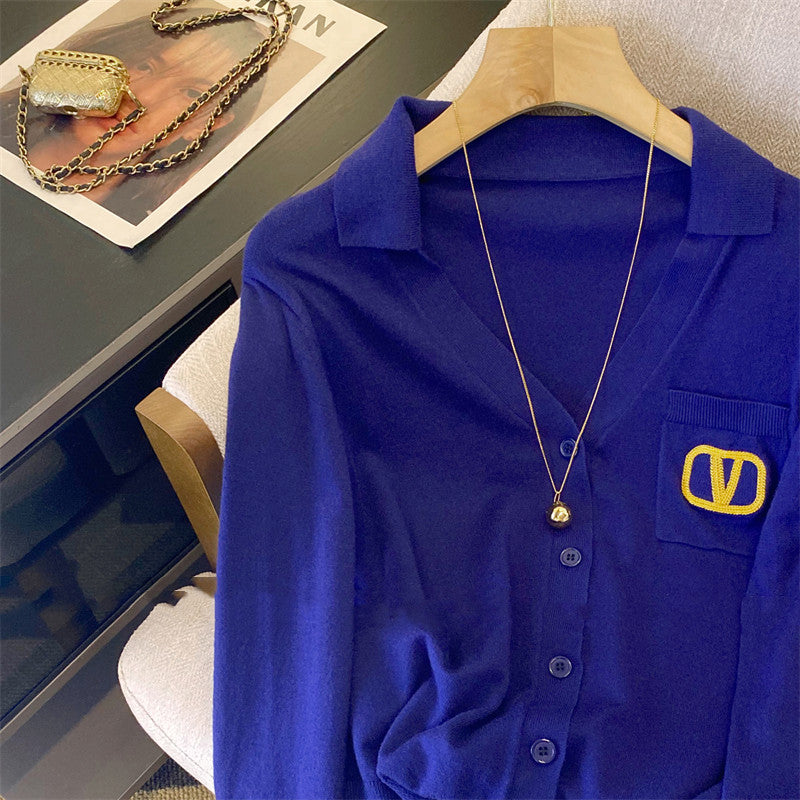 【Outer】poloネックニット W13224
