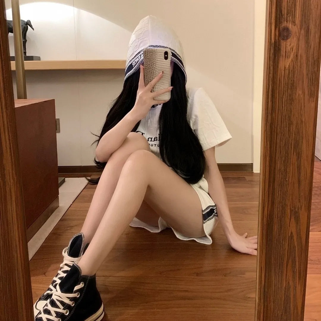 【Set】セットアップ Tシャツ + パンツ    W12242