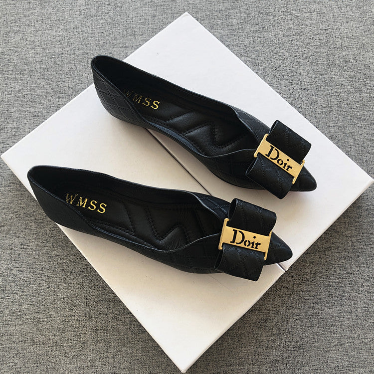【Shoes】歩くやすいフラットシューズ W13627