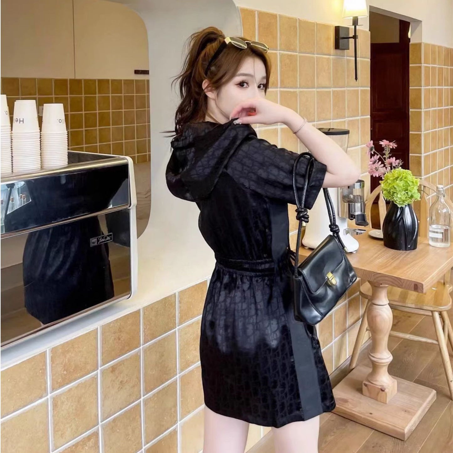 【Dress】プリントワンピース W12733
